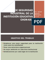 Modelo de Seguridad Industrial de La Institución Educativa