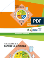 Guias Alimentarias Para Poblacion Colombiana Mayor de 2 Años