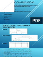 Markers of Classifications