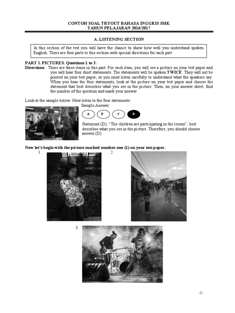 Contoh Soal To Bhs Inggris Smk Question Personal Computers