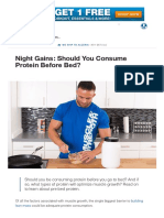 Night Gains_ Should You Consume Protein Before Bed