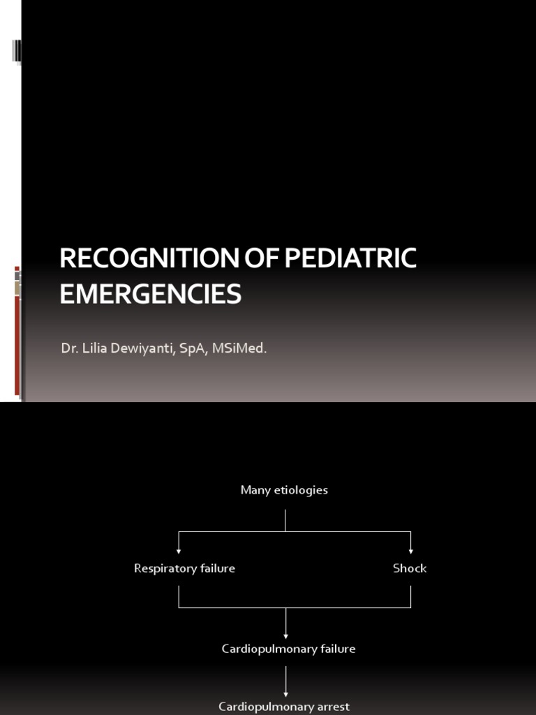 Recognition of Pediatric Emergencies | PDF | Medical Specialties ...