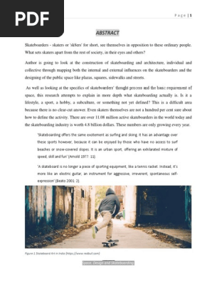 Space, Design and Skateboarding.