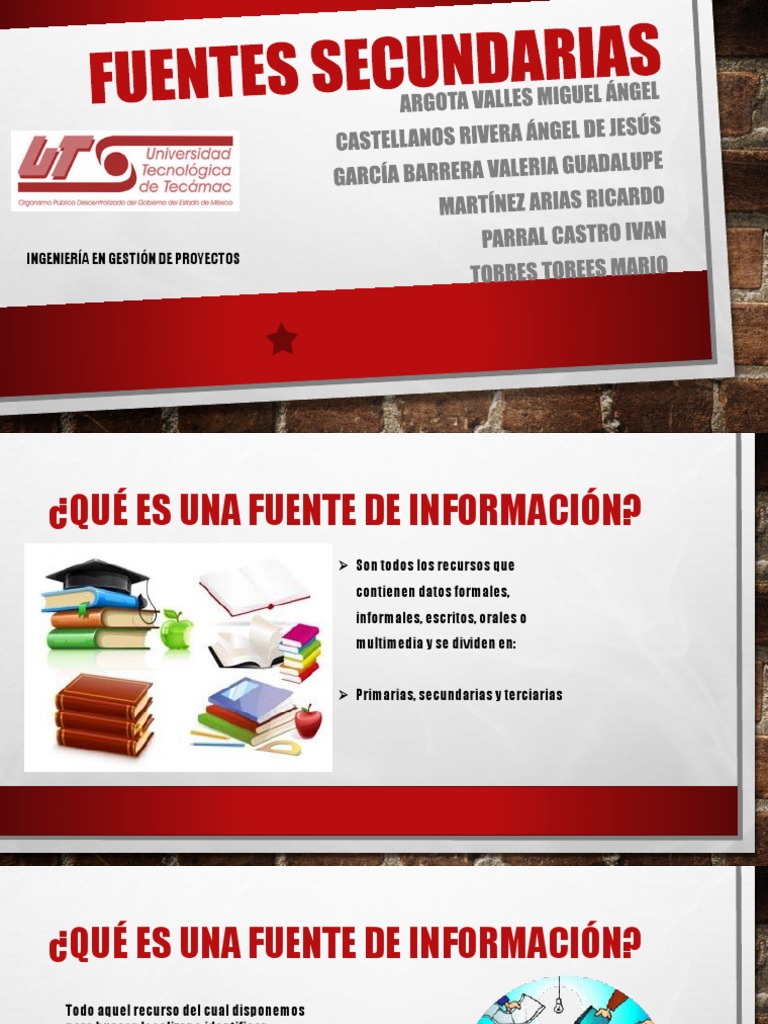 Fuentes Secundarias Exposición Información Ciencia cognitiva