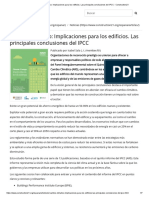 Cambio Climático - Implicaciones para Los Edificios. Las Principales Conclusiones Del IPCC - Construction21 PDF