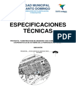 Especificaciones Técnicas 28 Oct