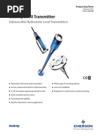 Product Data Sheet 9700 Transmitter Submersible Hydrostatic Level Transmitter Mobrey en 67072