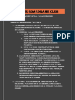 Reglamento para CLUB de JUEGOS DE MESA (García)