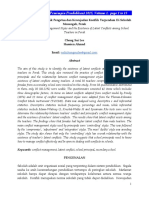 Principals' conflict management and latent teacher conflicts