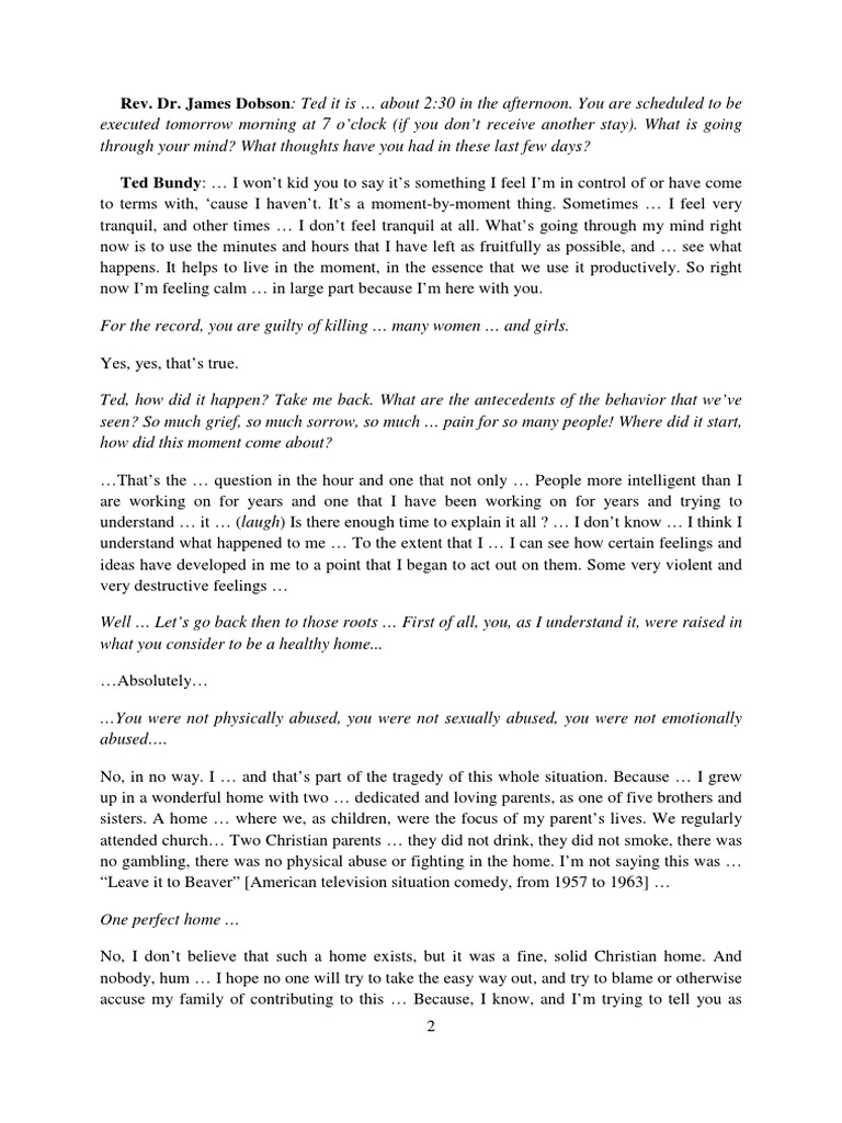 Transcript of Police Interview | PDF | Violence | Punishments