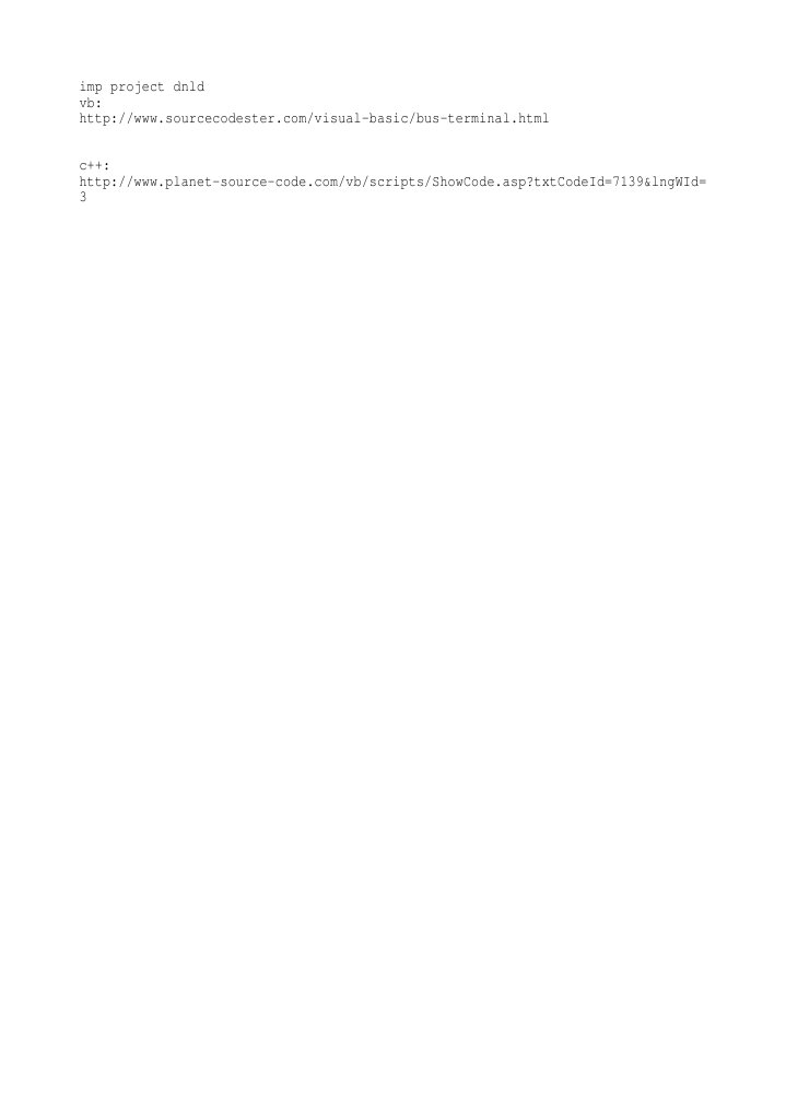 Downloadable VB and C++ Project Links | PDF | Computers | Technology ...