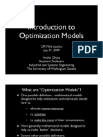 3optimization Models Ghate