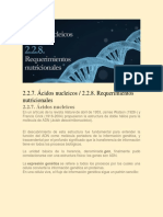 Acidos Nucleicos-Requerimientos Nutricionales