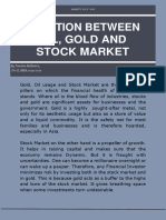 Relation Between Oil, Gold and Stock Market