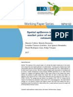 Working Paper Series: Spatial Spillovers in The Implicit Market Price of Soil Erosion: An Estimation