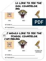 Elementary Student Request to See the Counselor