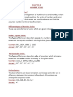 Chapter-2 Number Series What Is Number Series?: There Are Some Format of Series Which Are Given in Exams