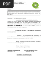 Modelo de Apelação Civil