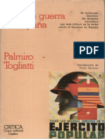 Togliatti, Palmiro. Escritos Sobre La Guerra de España PDF