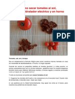 Lecture 37 Como Secar Tomates