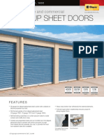 Roll-Up Sheet Doors: Mini Warehouse and Commercial