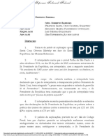 Barroso Dá 15 Dias para Bolsonaro Explicar Falas Sobre Pai de Presidente Da OAB