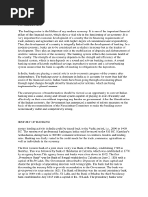 Mathematics - Banking For Icse Grade 10 Projects
