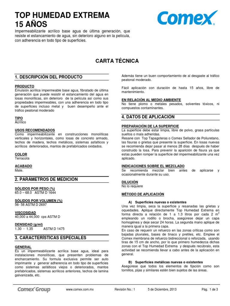 TOP HUMEDAD EXTREMA 15 Aâ OS | PDF | Agua | Información