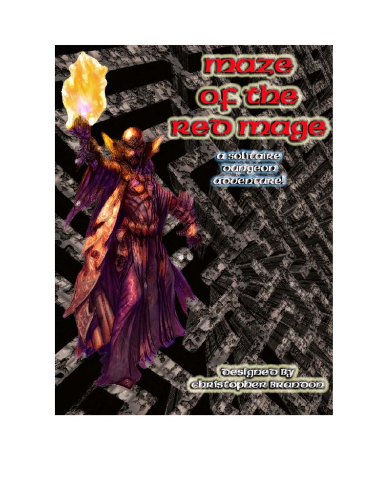 Maze of The Red Mage Rules | PDF | Gaming | Role Playing Games