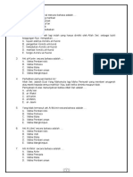 SOAL UH - Aku Selalu Dekat Dengan Allah SWT - BUAT SISWA PDF