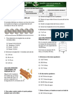 Evaluación 2 Operaciones Con Decimales Recuperación