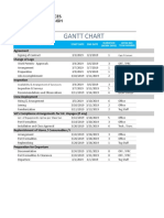 Gantt Chart Template