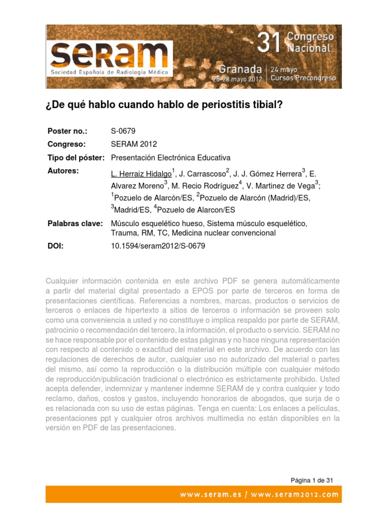 ¿De Qué Hablo Cuando Hablo de Periostitis Tibial PDF | PDF | Tobillo ...