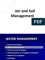 Water & Soil Management