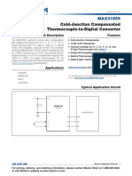 Cold-Junction Compensated Thermocouple-to-Digital Converter: General Description Features