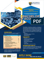 Bachelor of Economics: Apply Now!
