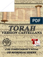 Torah Version Castellana Con Comentarios y Notas de Mordejai Edery PDF