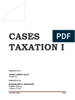 Taxation Digested Cases