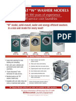 Wascomat Specifications W620 W630 W640 W655 W675