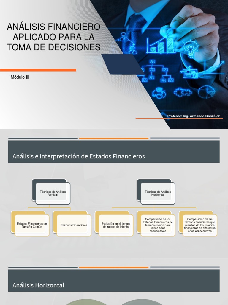 MÓDULO III. Análisis Financiero Aplicado para La Toma de Decisiones PDF ...