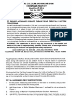Hardness (Total & Calcium) Test Manual, HA-4P MGL, Drop Count Titration 1457-01