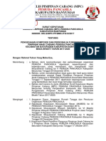 SK Pengurus Pimpinan Anak Cabang PEMUDA PANCASILA Kecamatan Baturaden PDF
