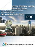 Produk Domestik Regional Bruto Menurut Lapangan Usaha 2011 2015 Jakarta