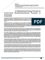 THE URGENCY OF ADDRESSING ENERGY POVERTY TO OVERCOME MULTIDIMENSIONAL POVERTY IN INDONESIA
