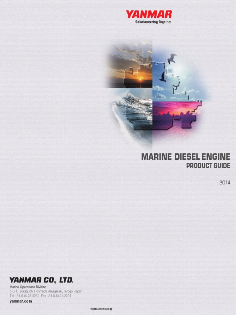 Marine Diesel Engine: Product Guide | PDF | Internal Combustion Engine ...