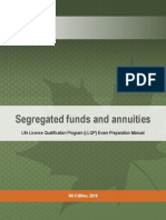 Segregated Funds and Annuities: Life Licence Qualification Program (LLQP) Exam Preparation Manual