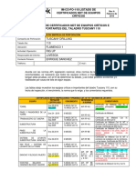 Im-Co-Fo-118 Listado de Certificados NDT de Equipos Críticos NDT Tuscany 110 - Jul 31-2019