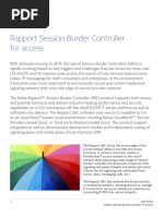 Nokia Access SBC Datasheet