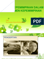 Teori Manajemen Kepemimpinan