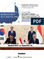 Presidential Lecture 2019 - Menteri Korea